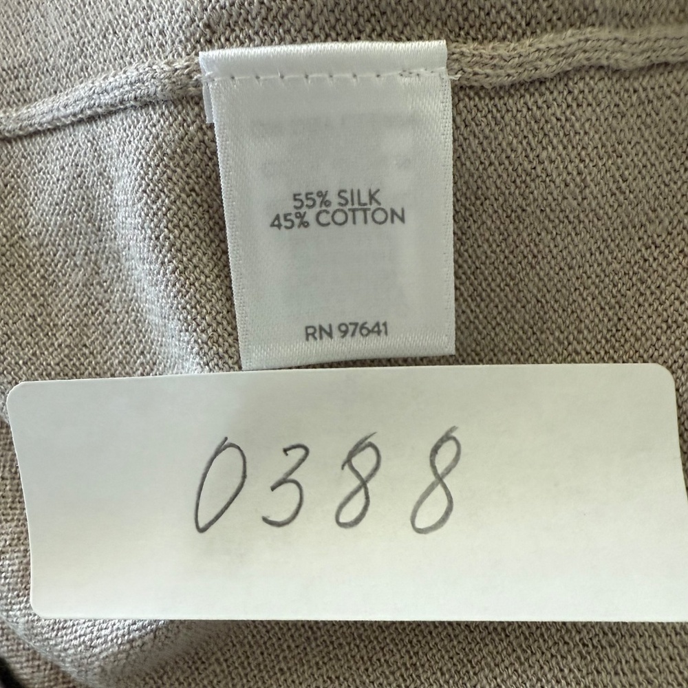 J Jill Long Sleeve Mock Neck Silk/cotton‎ Sweater Size L - Picture 8 of 8